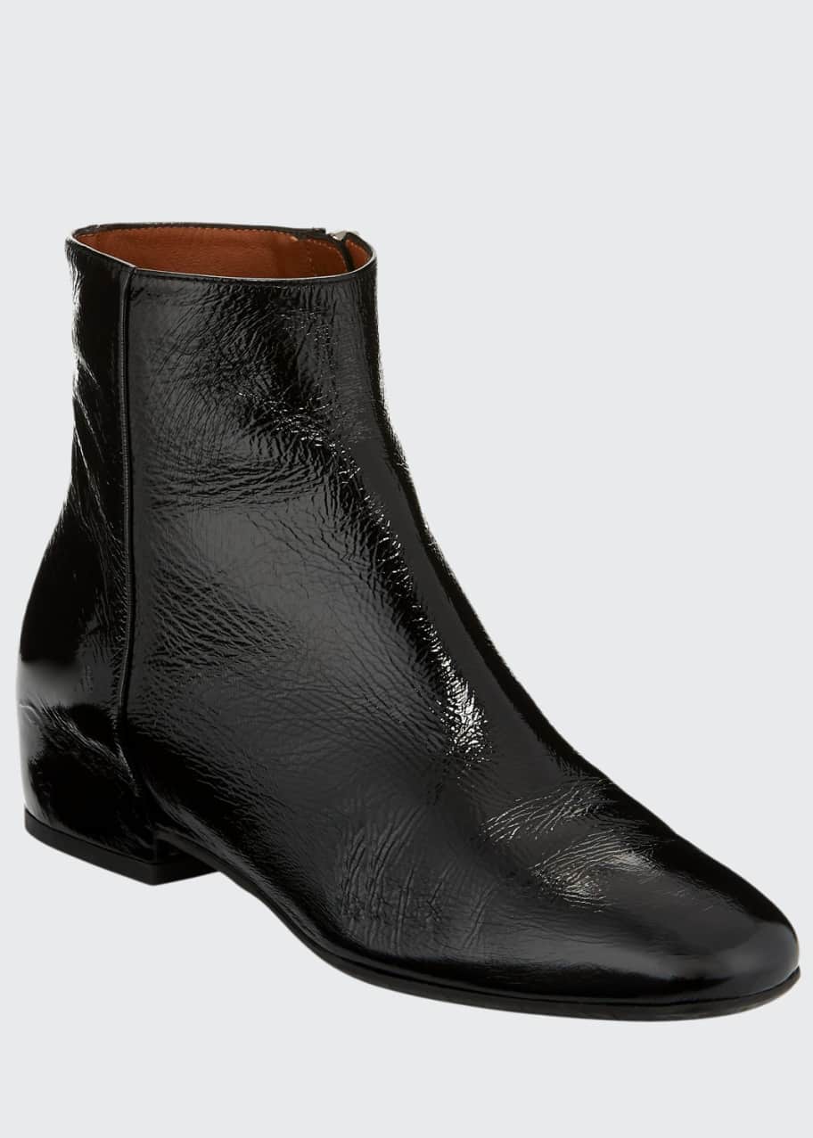 Ulyssa Leather Low Heel Boot