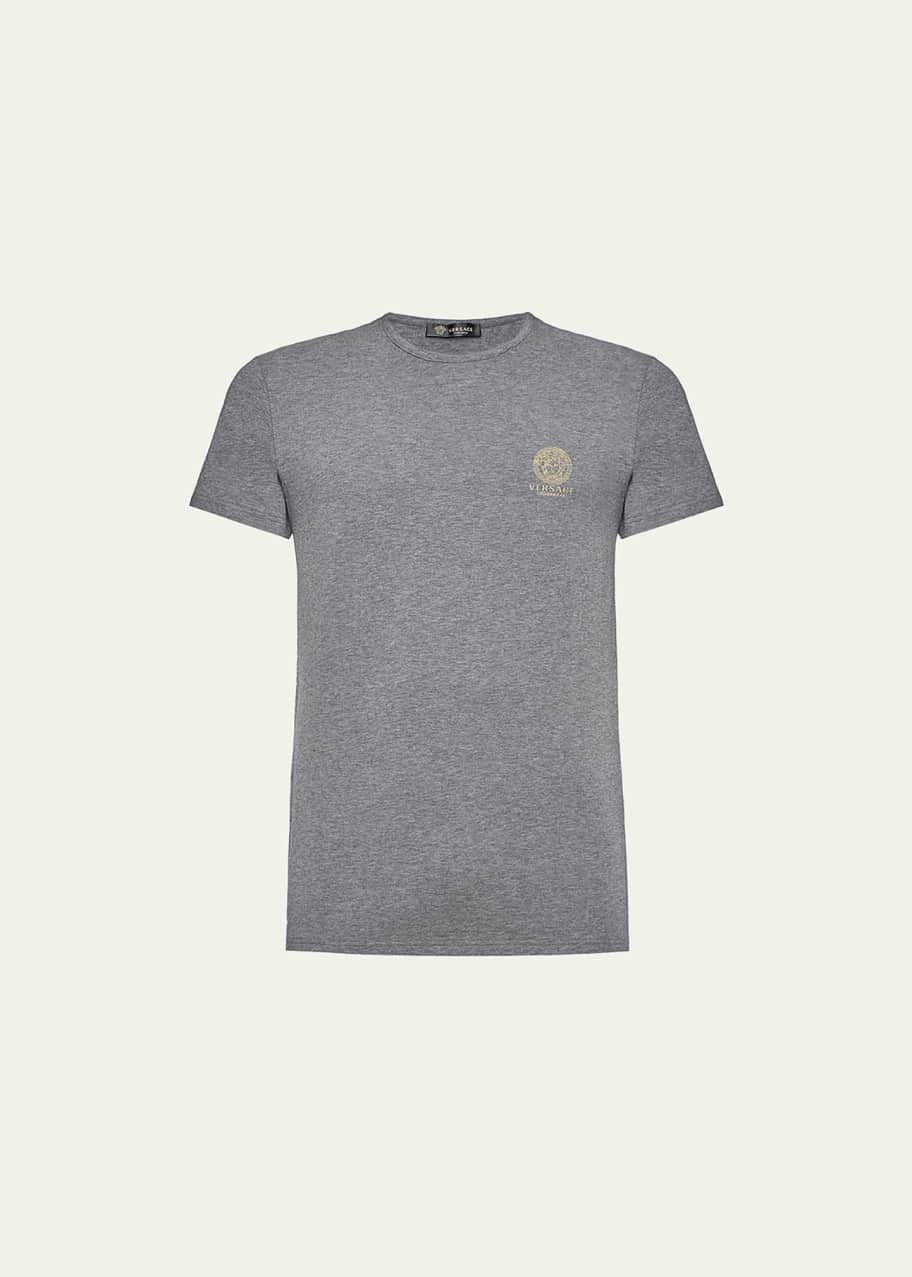 Versace Men's Medusa Logo Crewneck TShirt Bergdorf Goodman