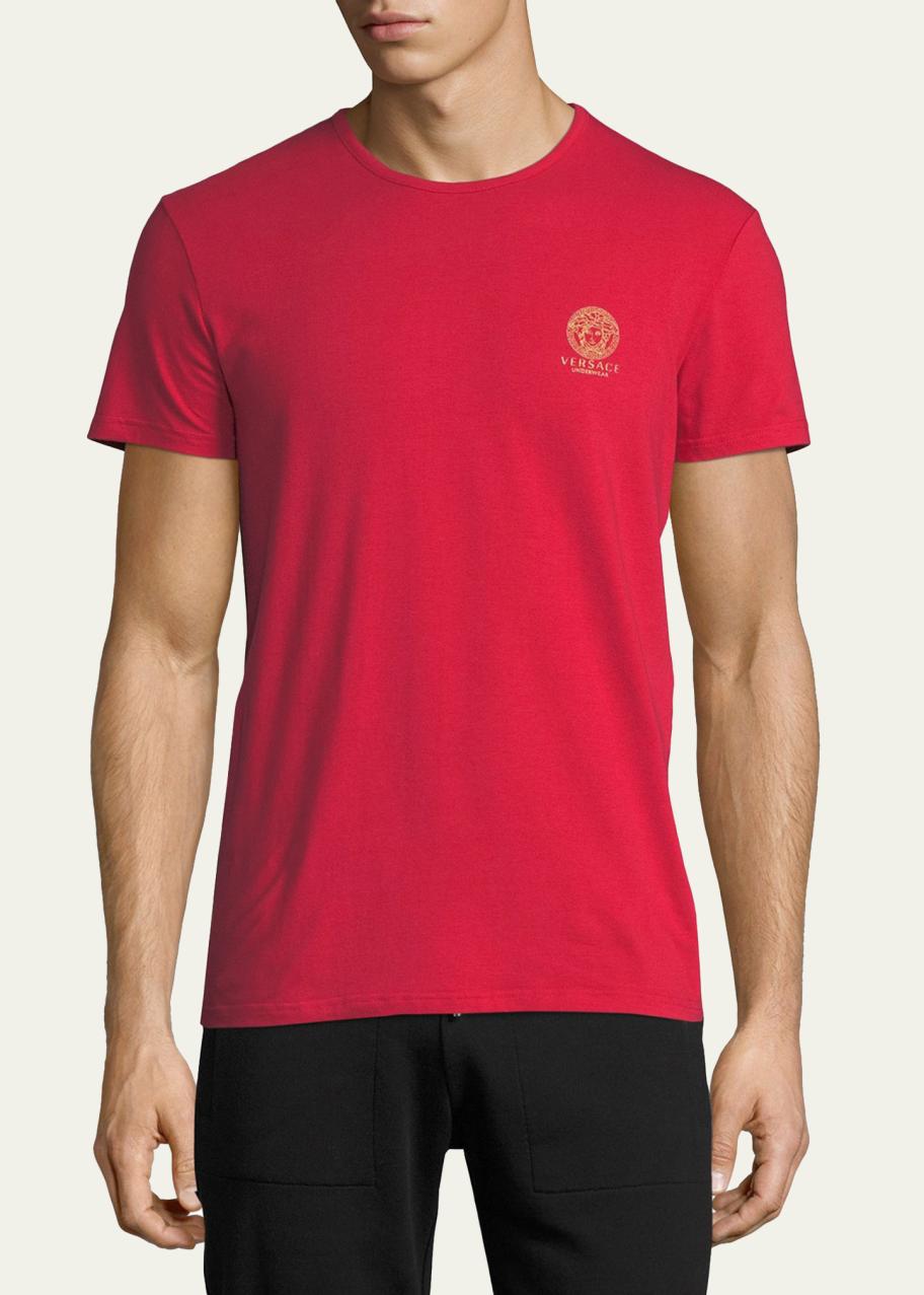 Versace Men's Medusa Logo Crewneck T-Shirt - Bergdorf Goodman