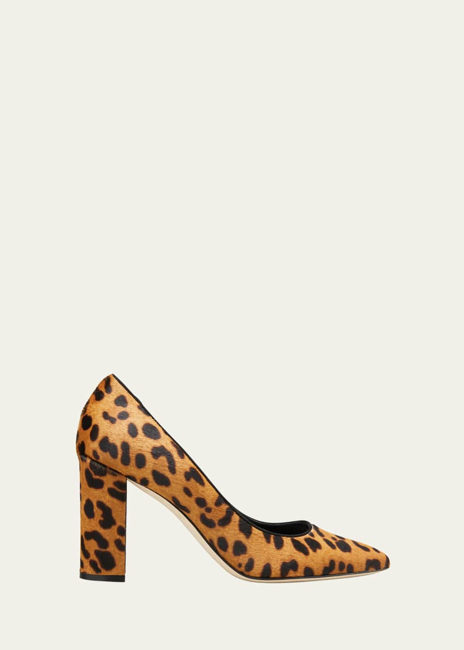 Manolo Blahnik Tucciototo Leopard Print Calf Hair Pumps Bergdorf Goodman