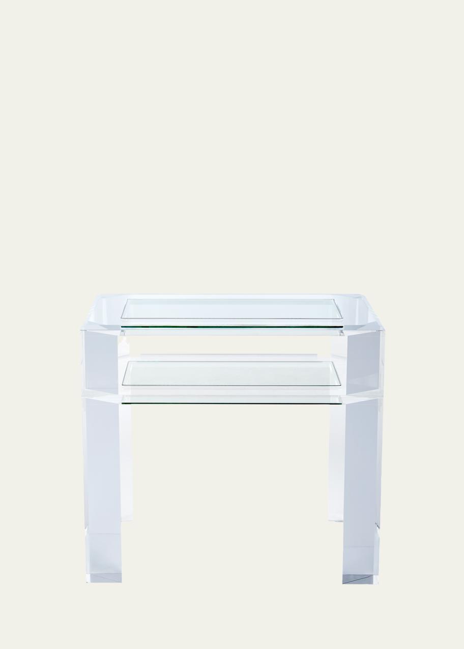 Interlude Home Surrey Acrylic Side Table - Bergdorf Goodman