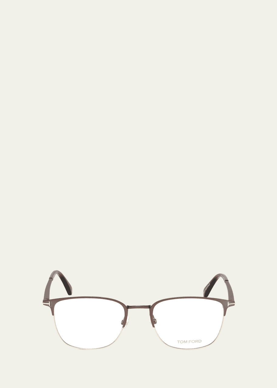 Half Rim Metal Optical Glasses