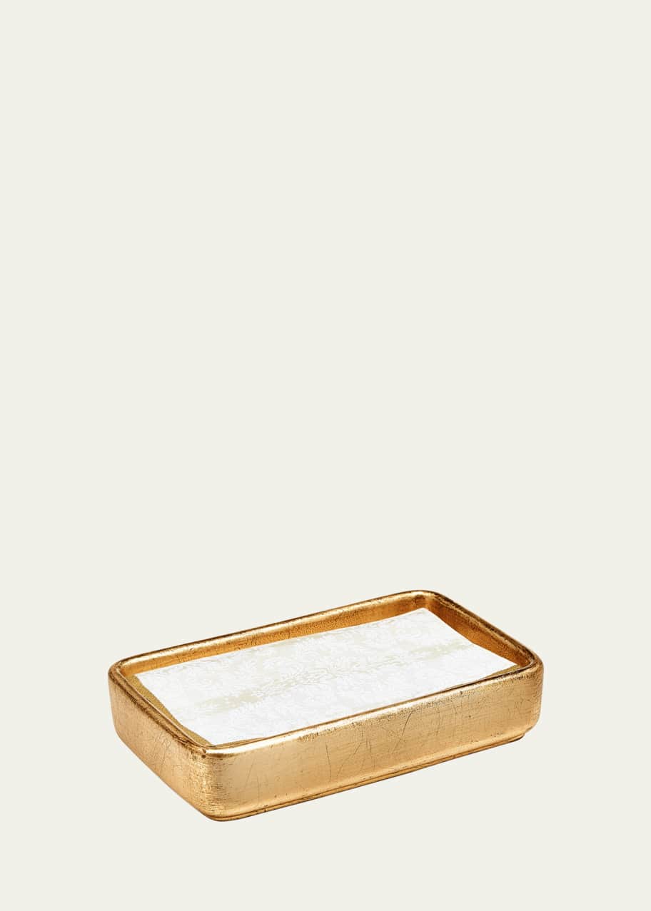 Image 1 of 1: Ava Towel Tray, Gold