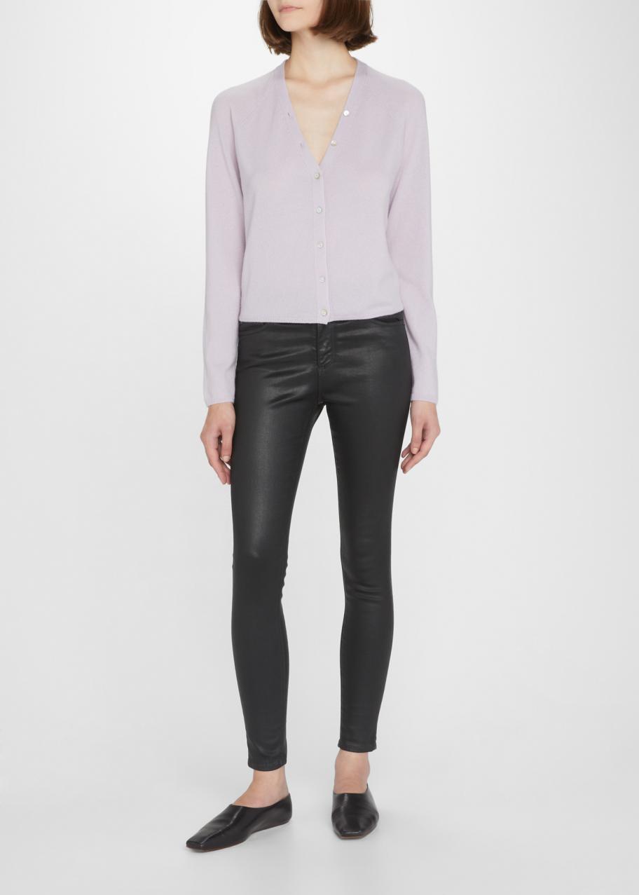 AG Jeans Farrah Sateen High-Rise Ankle Skinny Jeans - Bergdorf Goodman