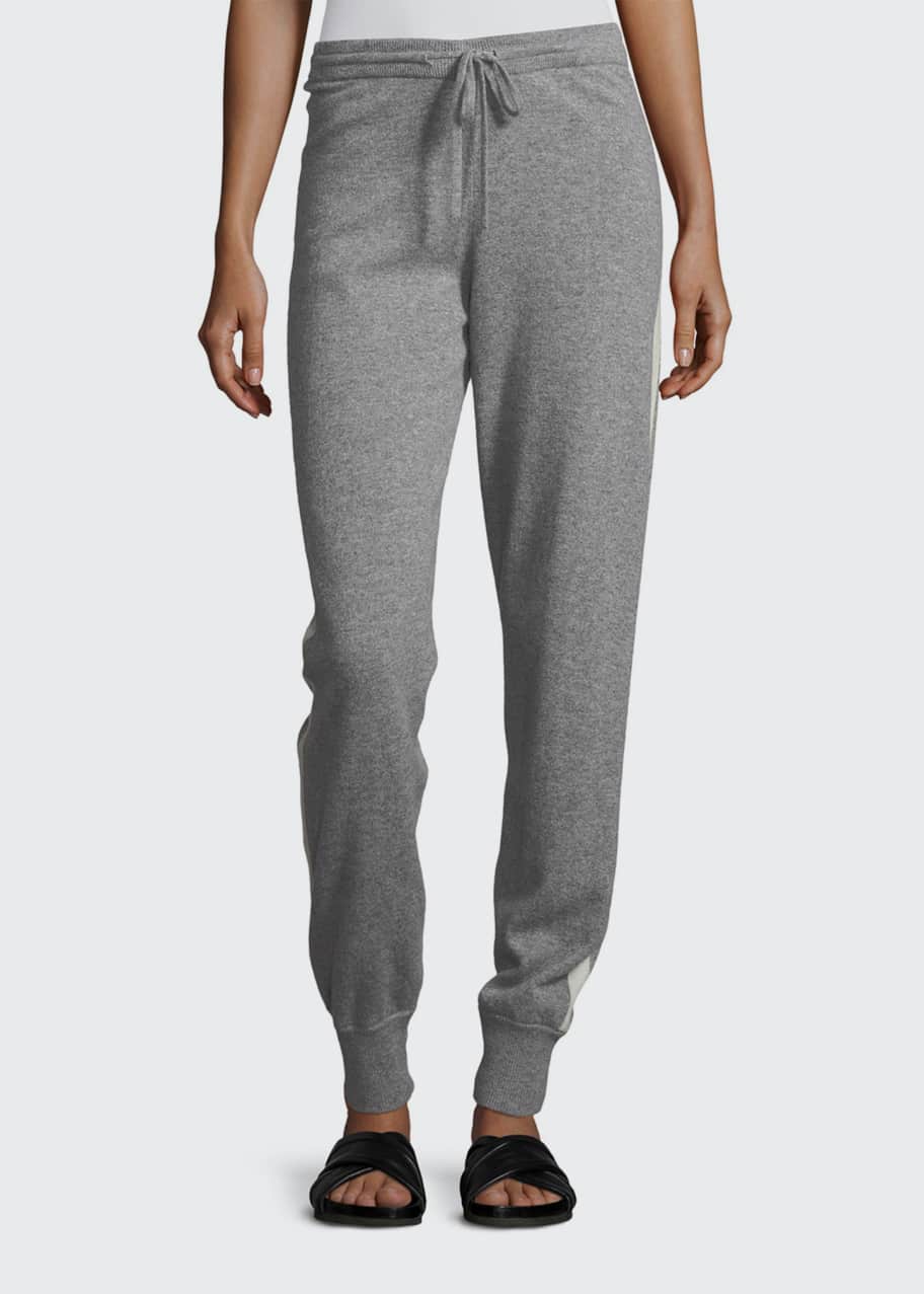 Theory Cashmere Athletic Stripe Lounge Pants Bergdorf Goodman
