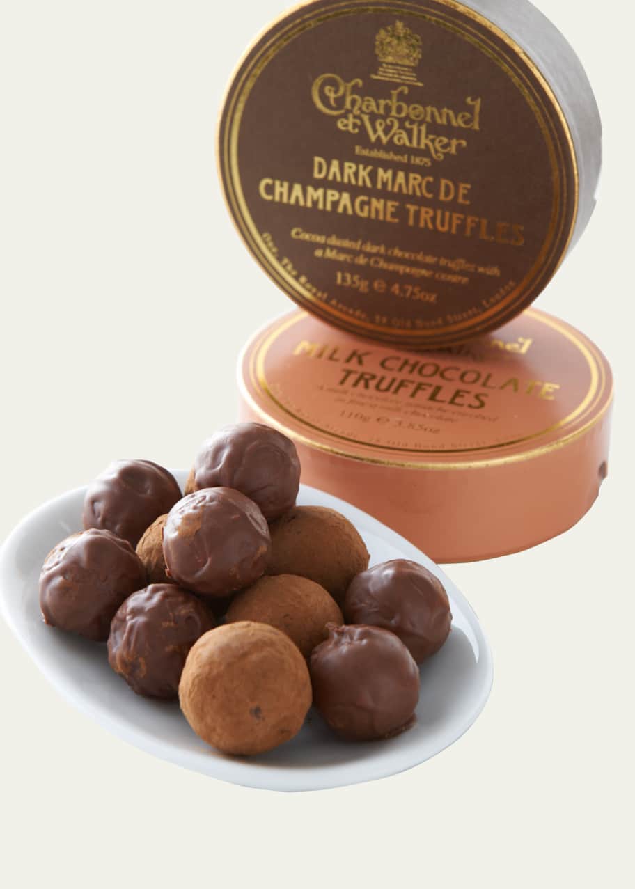 Image 1 of 1: Dark Marc de Champagne Truffles
