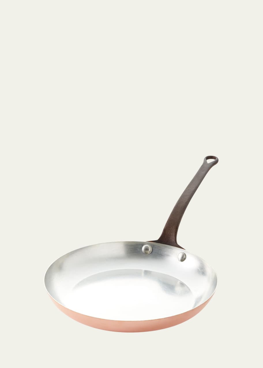 Image 1 of 1: Solid Copper Fry Pan with Tin Lining