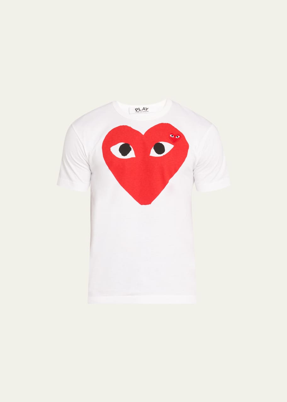 COMME des GARÇONS ハートTシャツ　M Comme des Garcons Men's Big Heart T-Shirt - Bergdorf Goodman