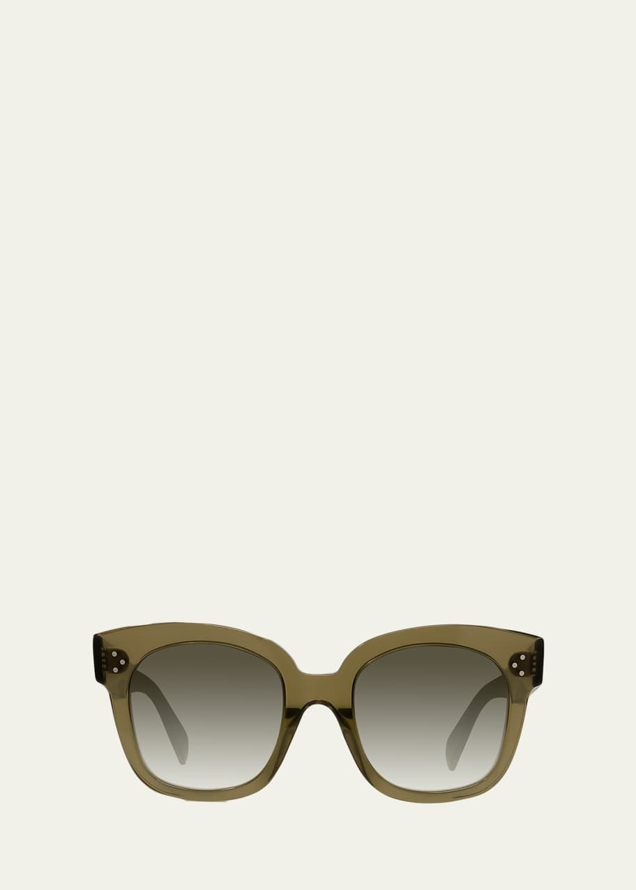 Image 1 of 1: Square Gradient Acetate Sunglasses
