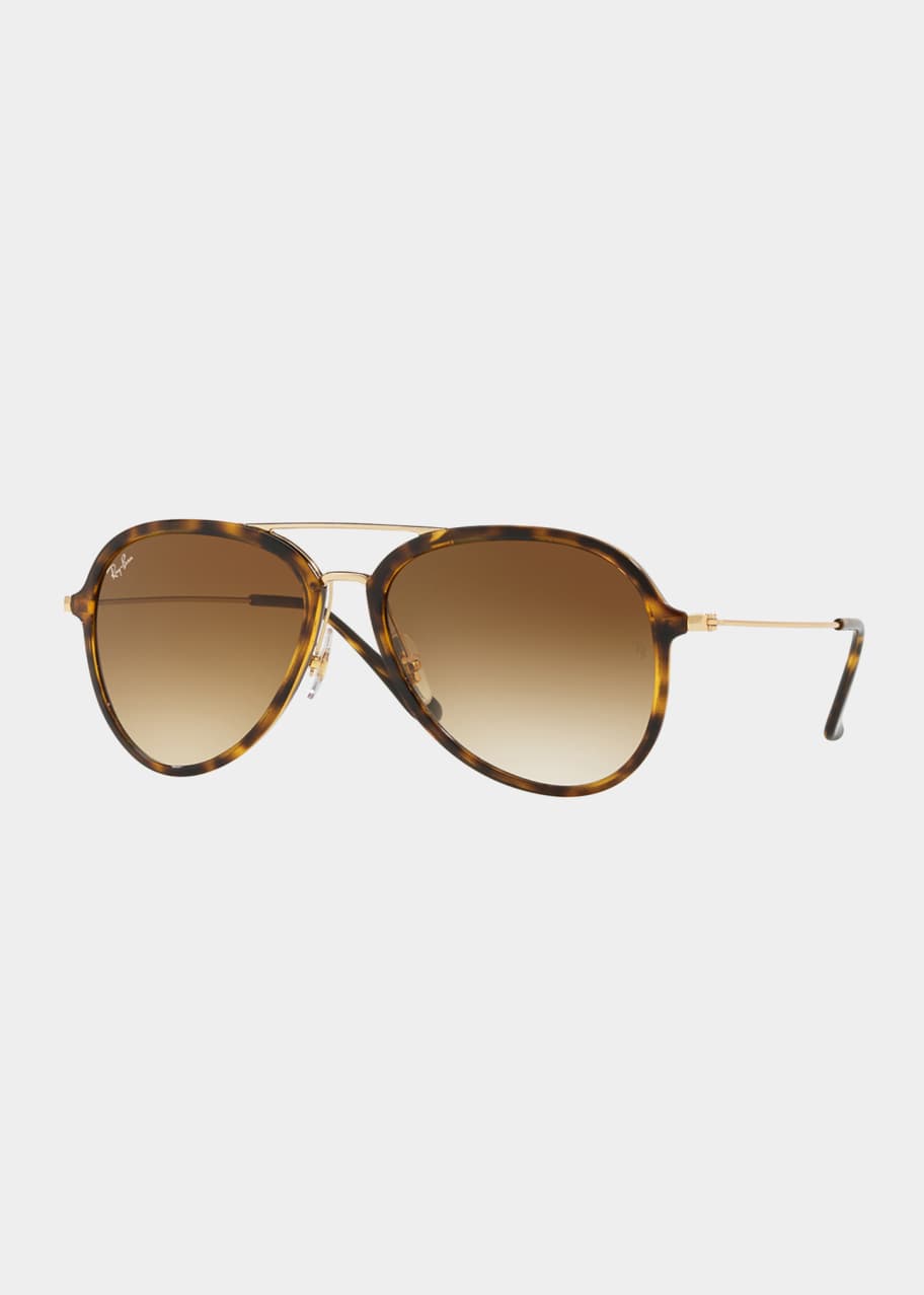 Ray-Ban Gradient Aviator Metal Sunglasses - Bergdorf Goodman