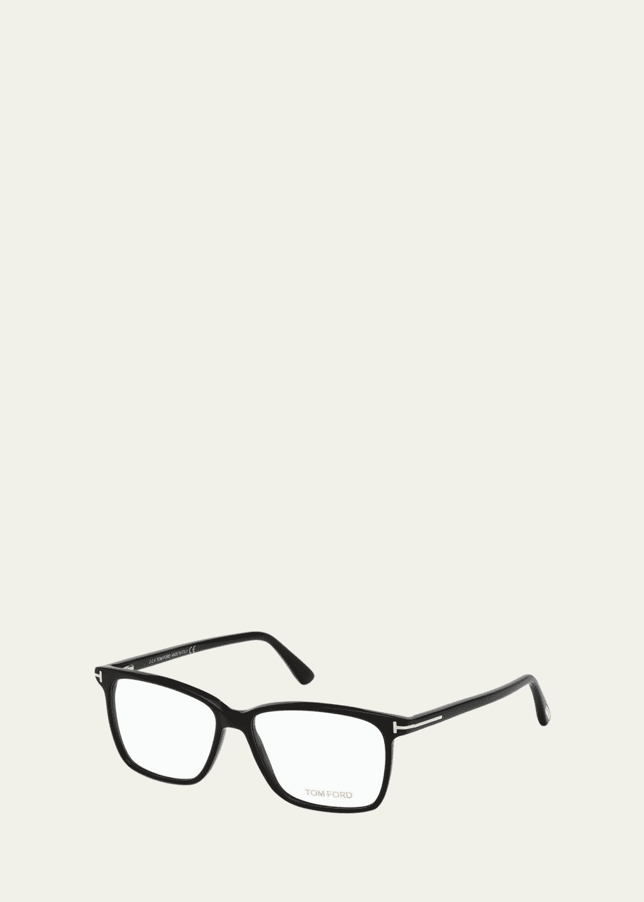 TOM FORD Square Acetate Optical Glasses Black Bergdorf Goodman
