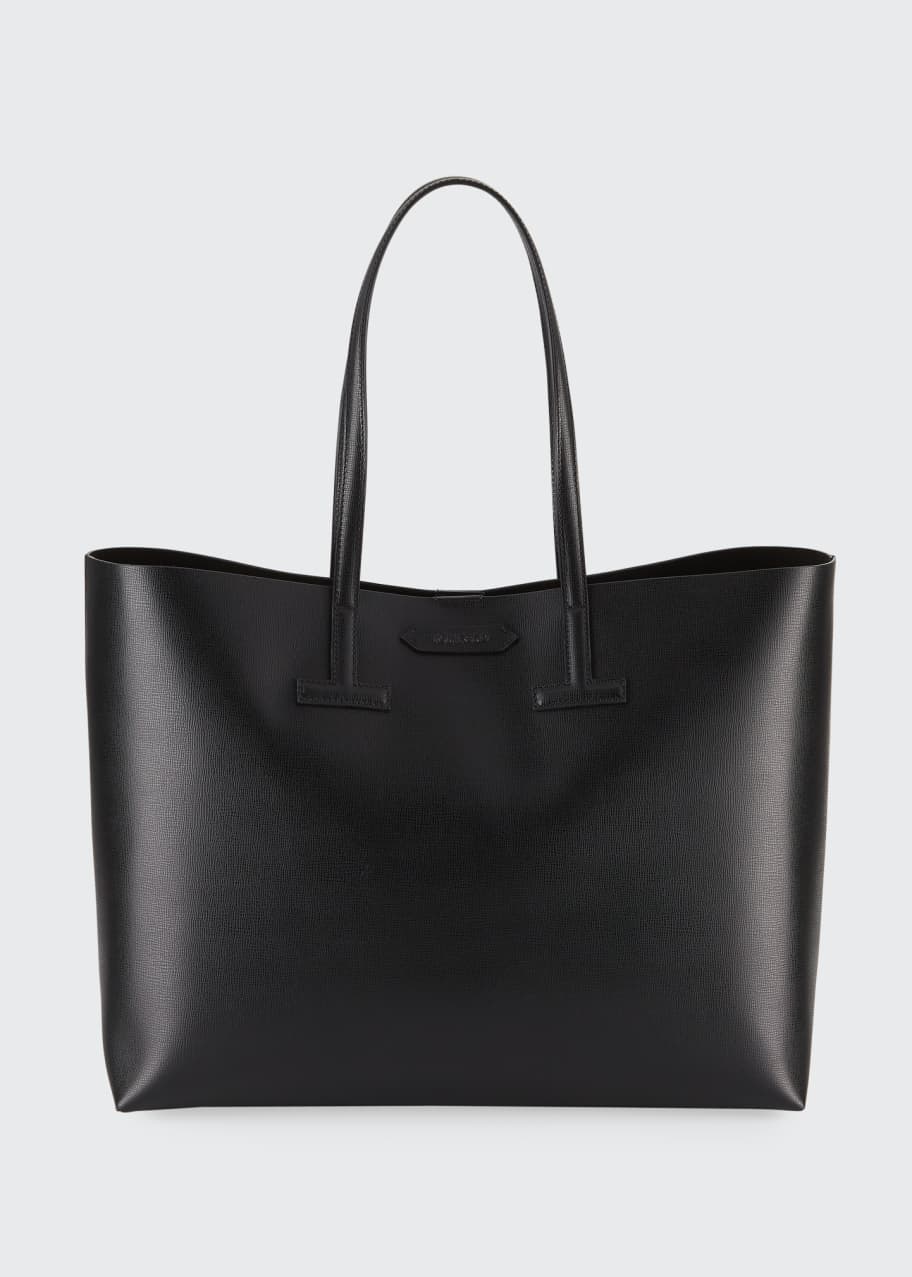 TOM FORD Medium T Saffiano Leather Tote Bag - Bergdorf Goodman