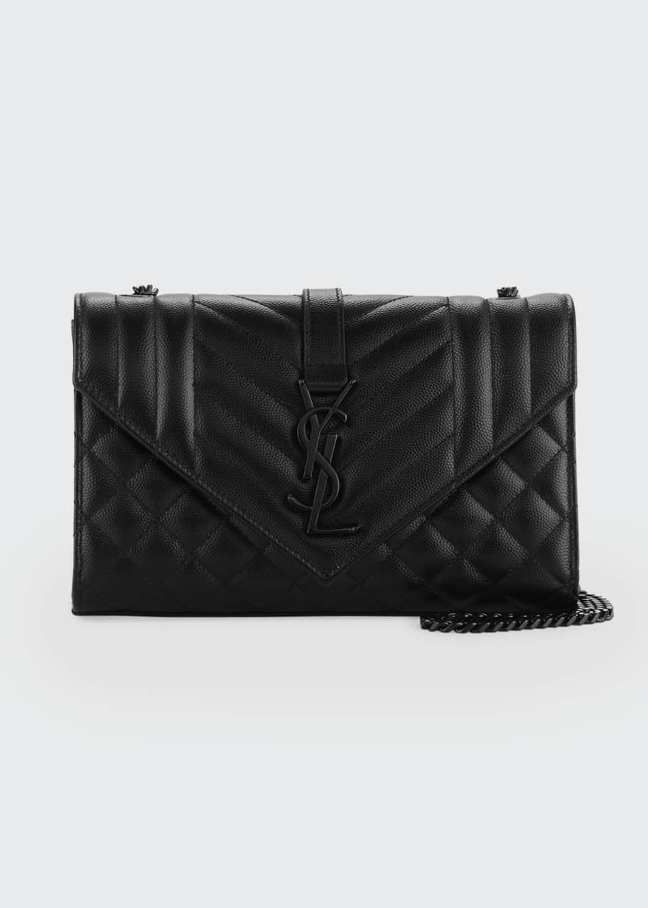 Saint Laurent Monogram YSL Envelope Small Chain Shoulder Bag Bergdorf