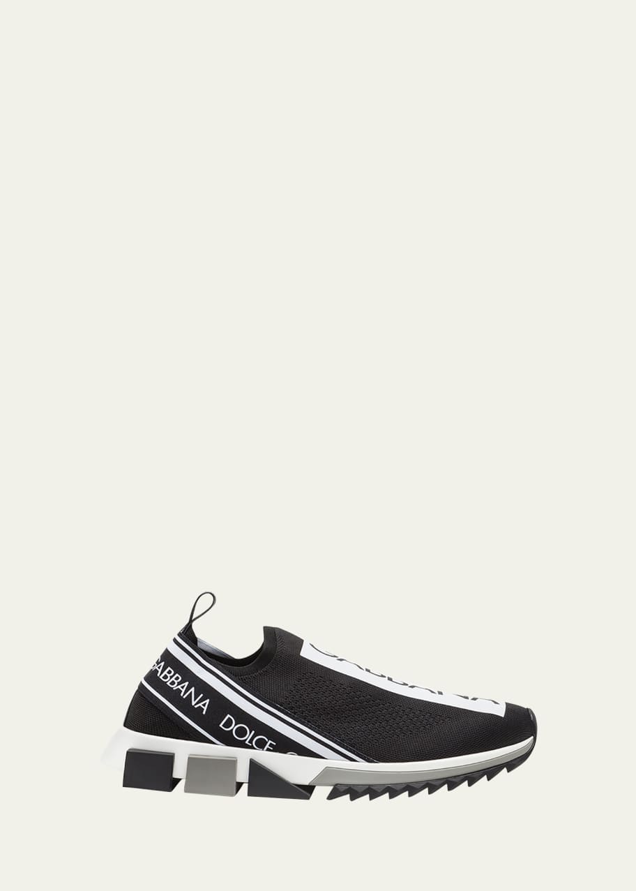 Men s Sorrento Logo Stripe Sock Sneakers