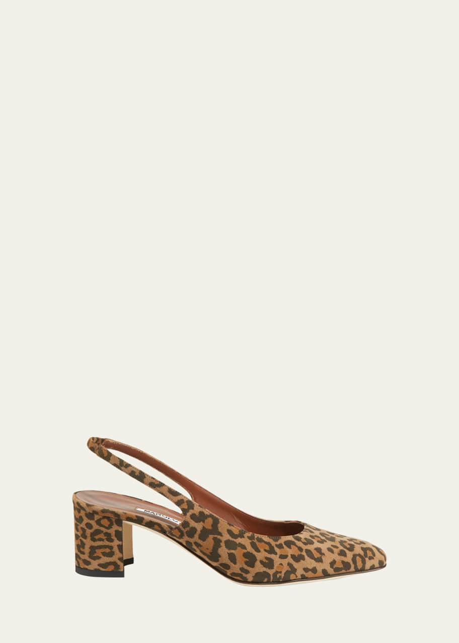 Image 1 of 1: 50mm Allurasa Suede Slingback Pump