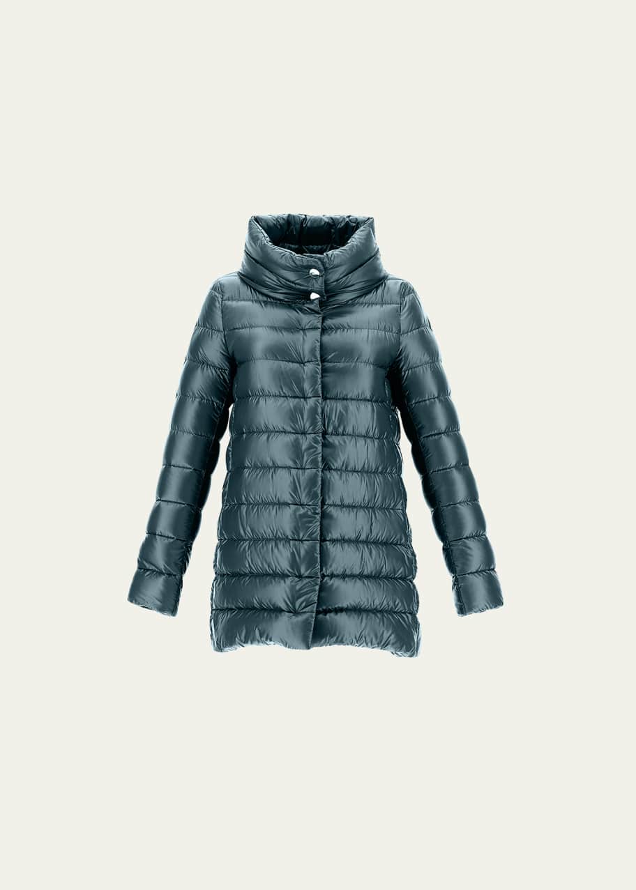 Herno high low jacket discount
