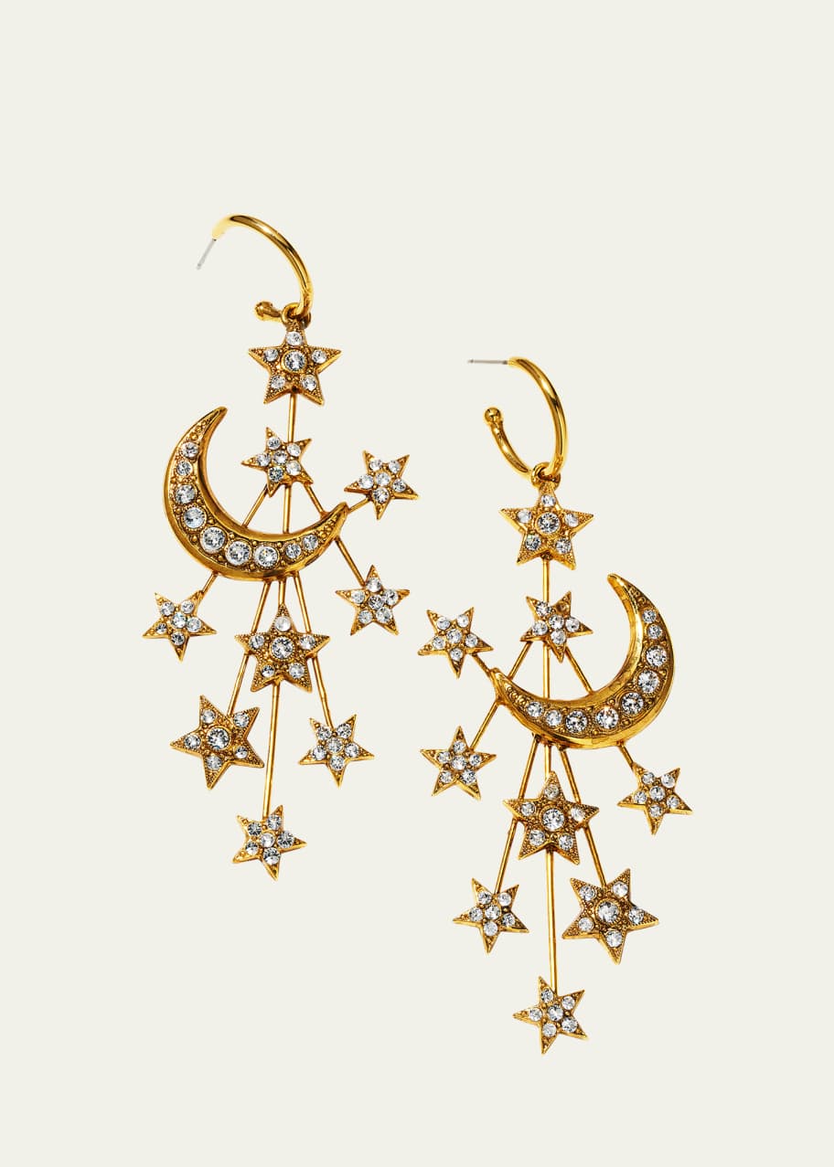 Jennifer Behr Lunetta Crescent Moon Earrings - Bergdorf Goodman
