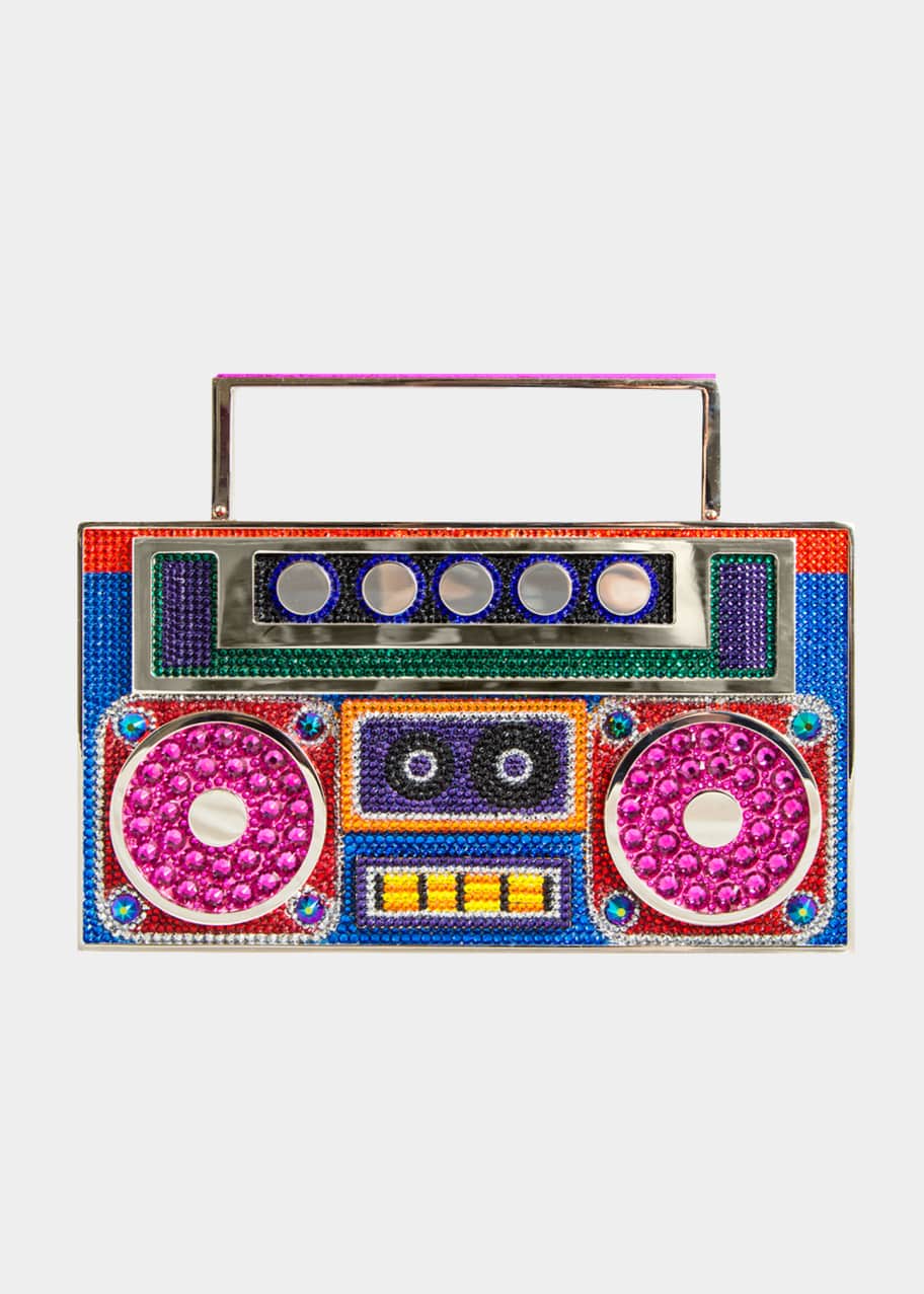 Judith Leiber Couture Boom Box Brooklyn Crystal Clutch Bag Bergdorf Goodman