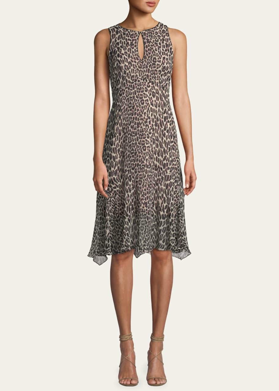 Nanette Lepore Ferocious Leopard-Print Sleeveless Dress - Bergdorf Goodman