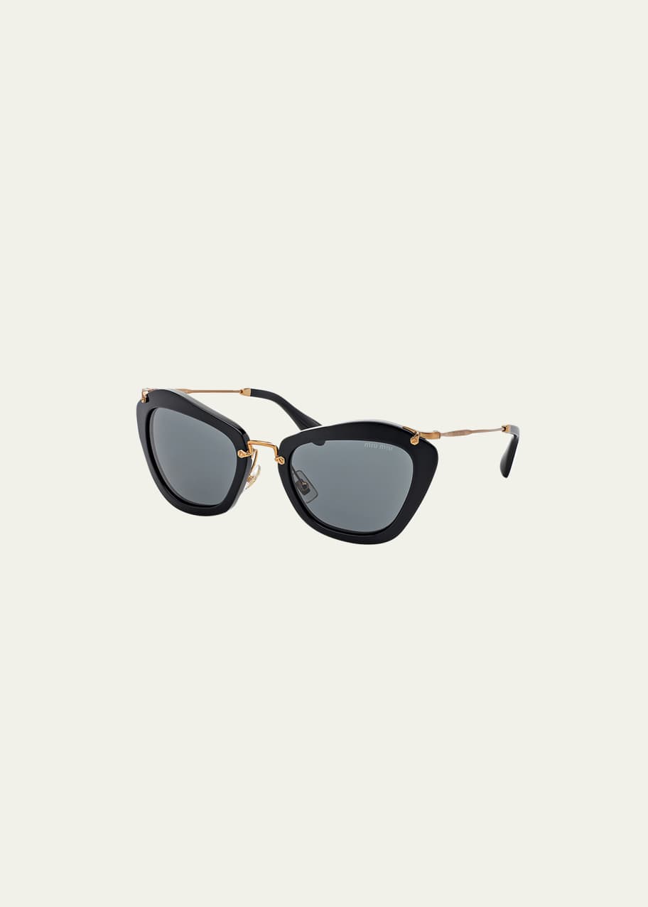 Miu Miu Cat-Eye Acetate Sunglasses - Bergdorf Goodman