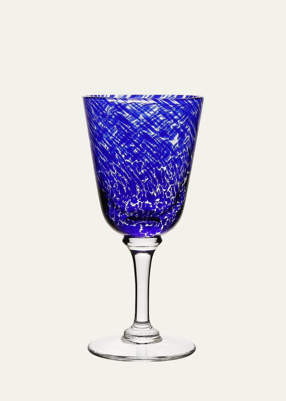 Image 1 of 1: Vanessa Wine Glass, Blue
