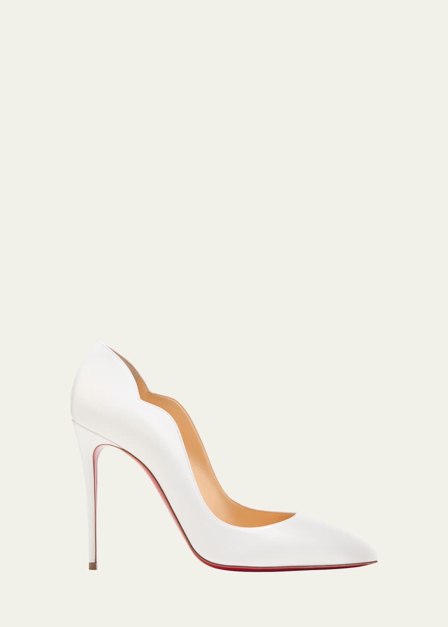 Image 1 of 1: Hot Chick 100 Patent Red Sole High-Heel Pumps
