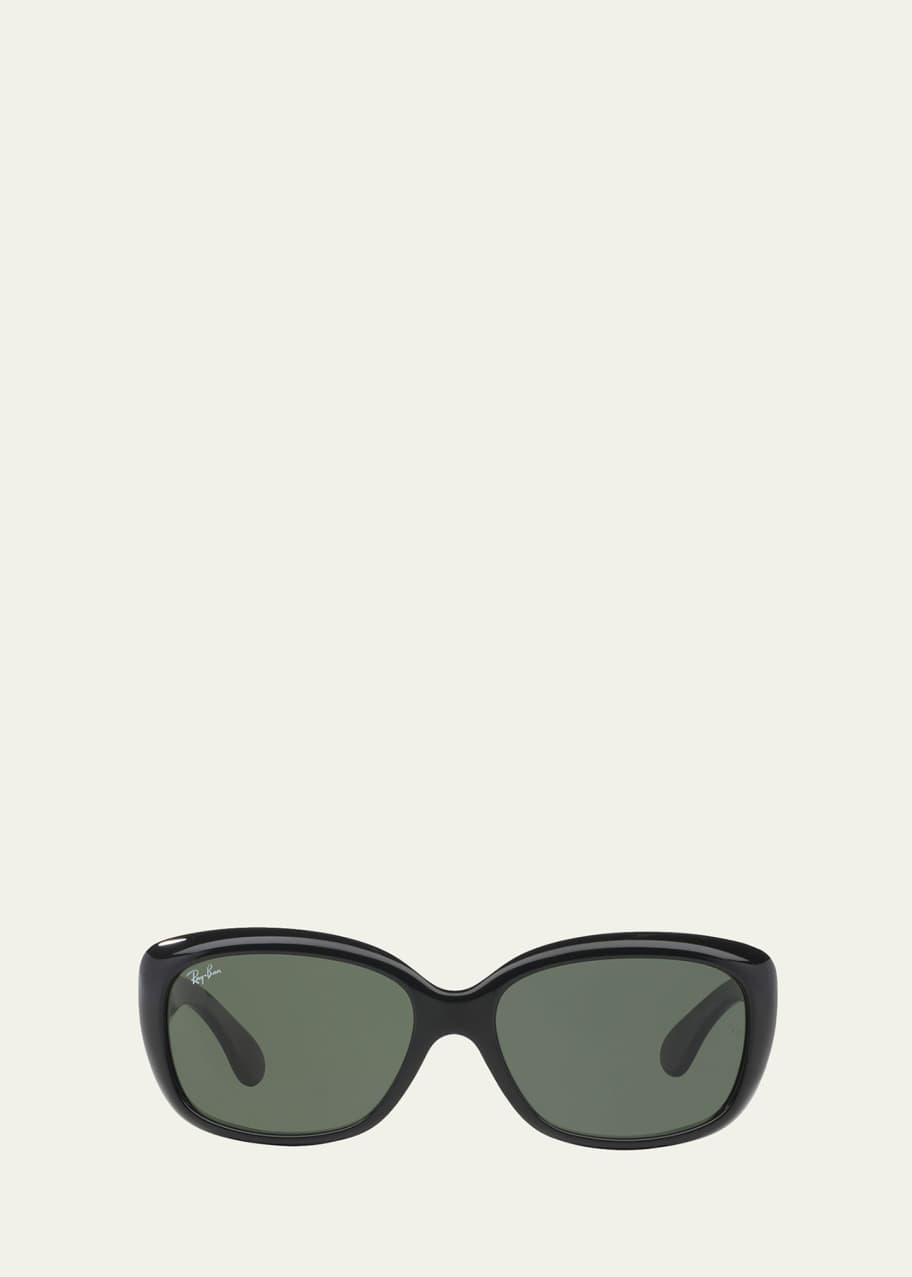 Image 1 of 1: Gradient Nylon Rectangle Sunglasses