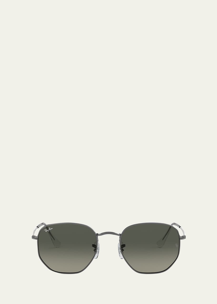 Image 1 of 1: Square Steel Monochromatic Sunglasses