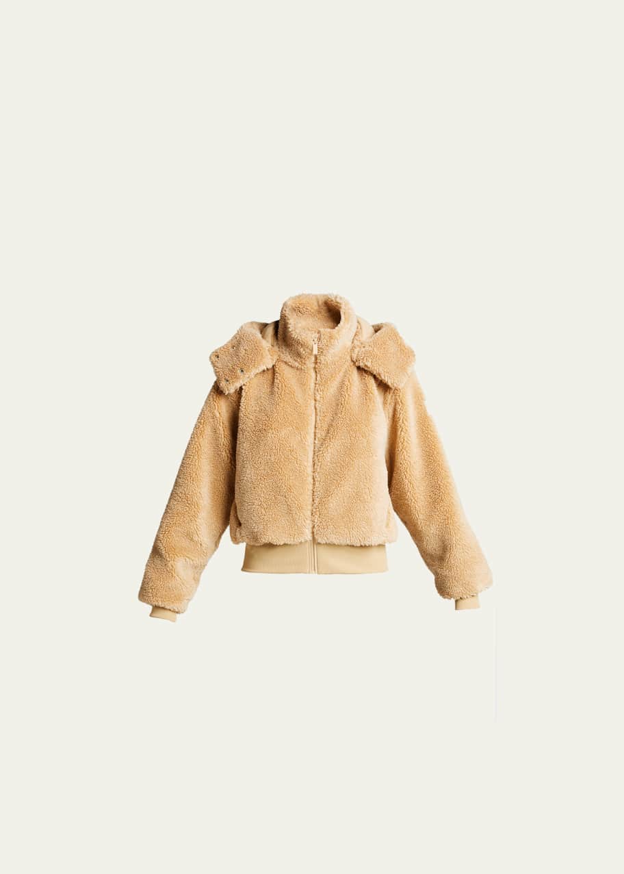 Image 1 of 1: Foxy Sherpa Hooded Active Jacket