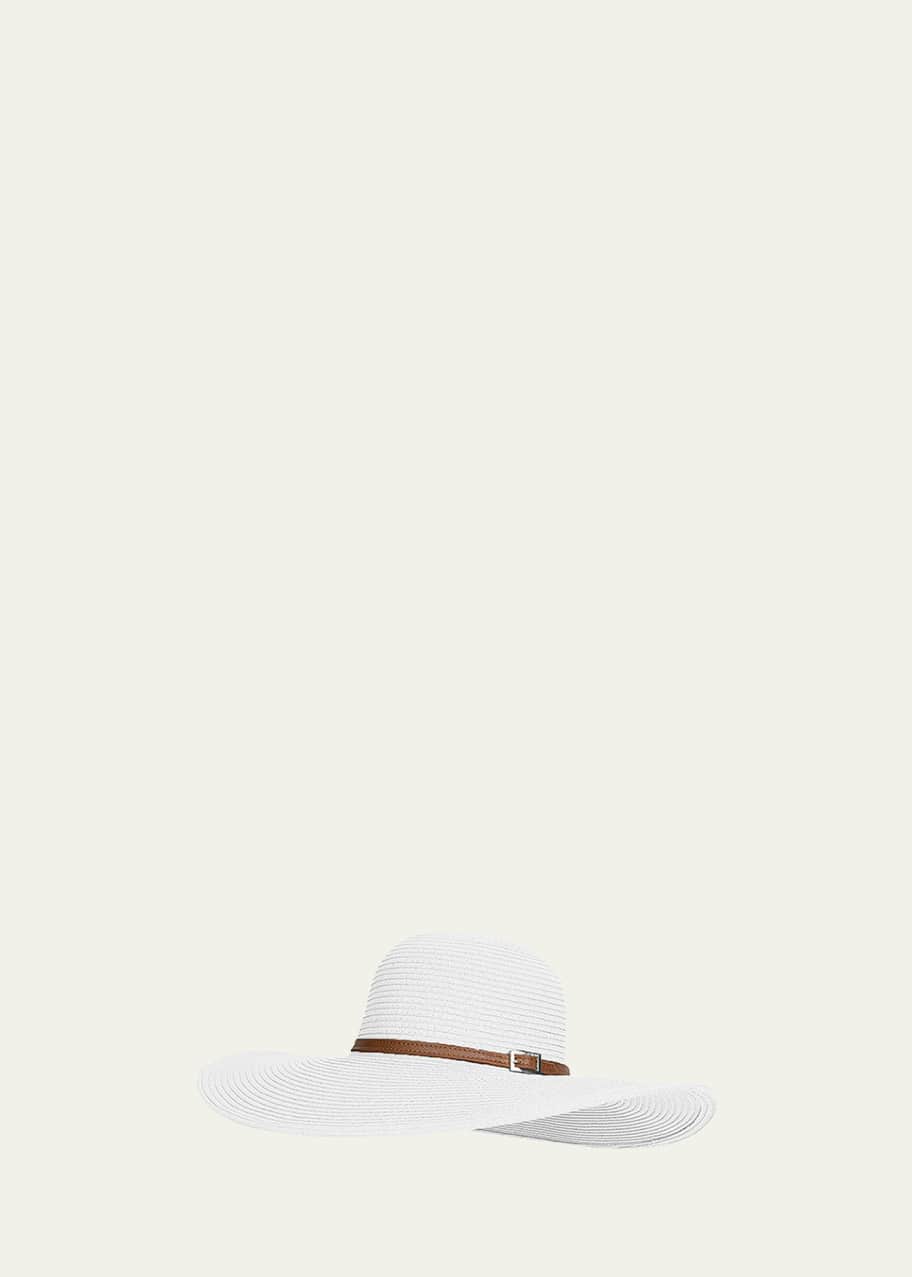 Image 1 of 1: Jemima Wide-Brim Floppy Beach Hat