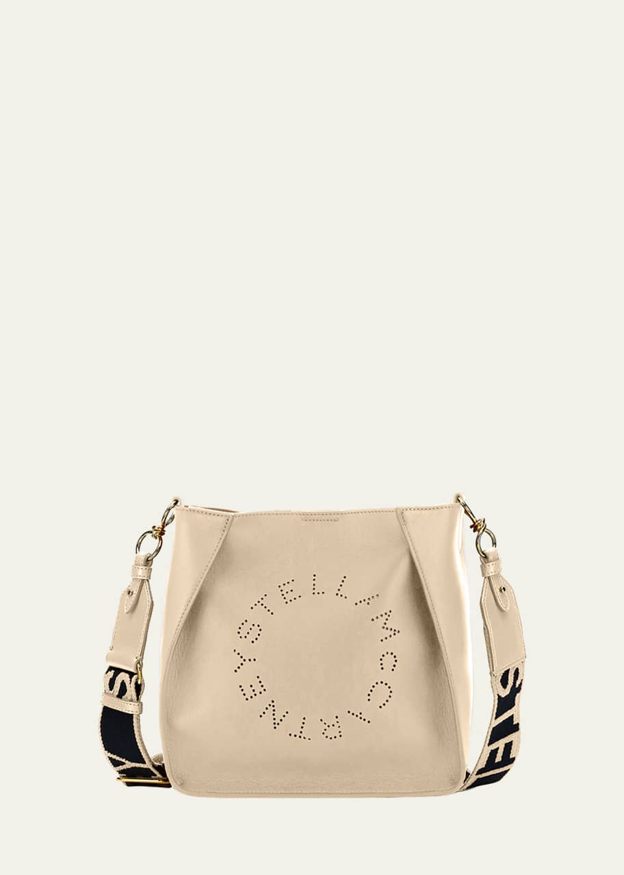 新品未使用　Stella McCartney ベージュ STELLA MCCARTNEY The Falabella mini faux brushed-leather shoulder