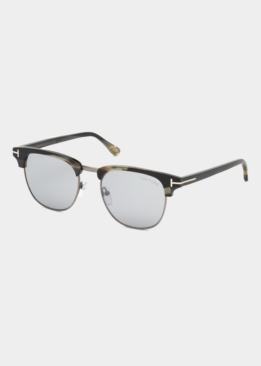 Tom ford half rim sunglasses hot sale