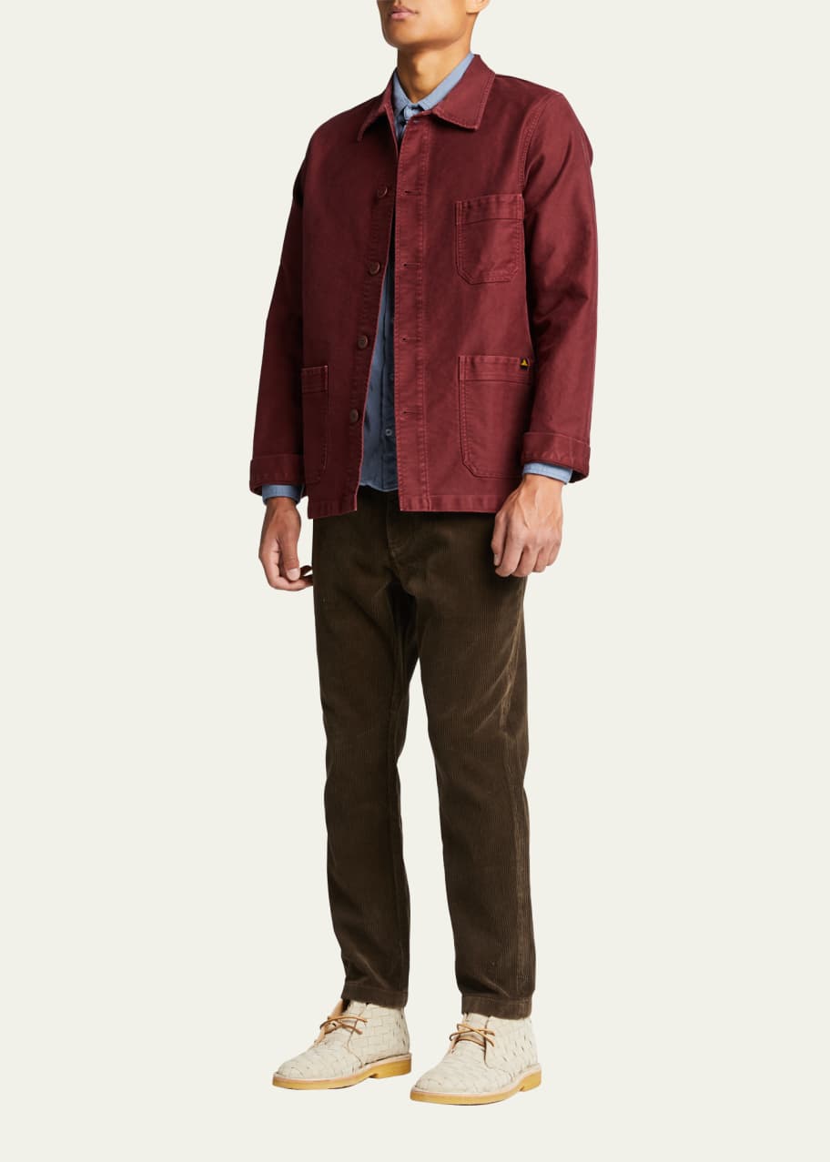 B. x Le Mont St. Michel Men's StoneWashed French Worker Jacket