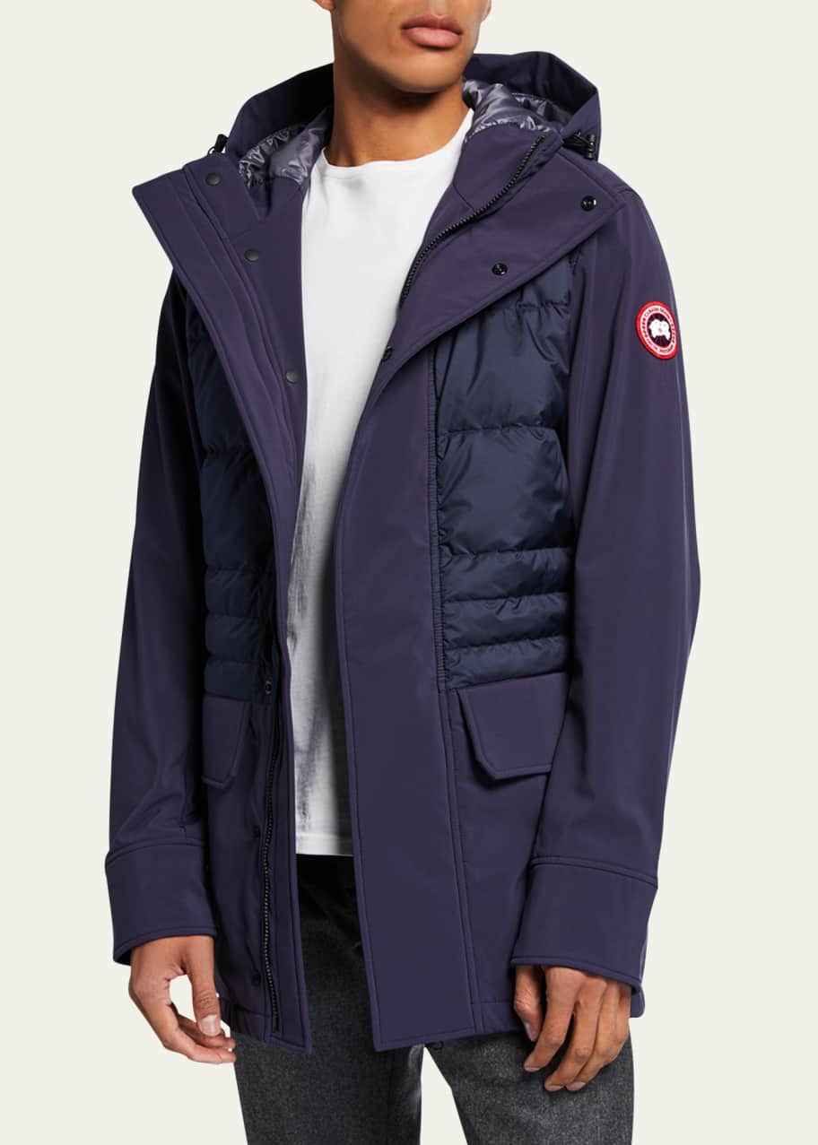 Canada Goose Men's Breton Quilted-Panel Coat - Bergdorf Goodman