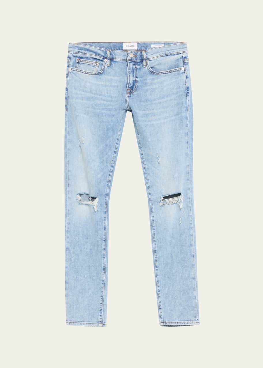 Image 1 of 1: Men's L'Homme Skinny-Fit Denim Jeans