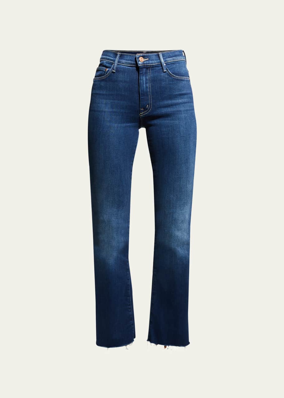 MOTHER The Weekender Fray Flare Jeans - Bergdorf Goodman