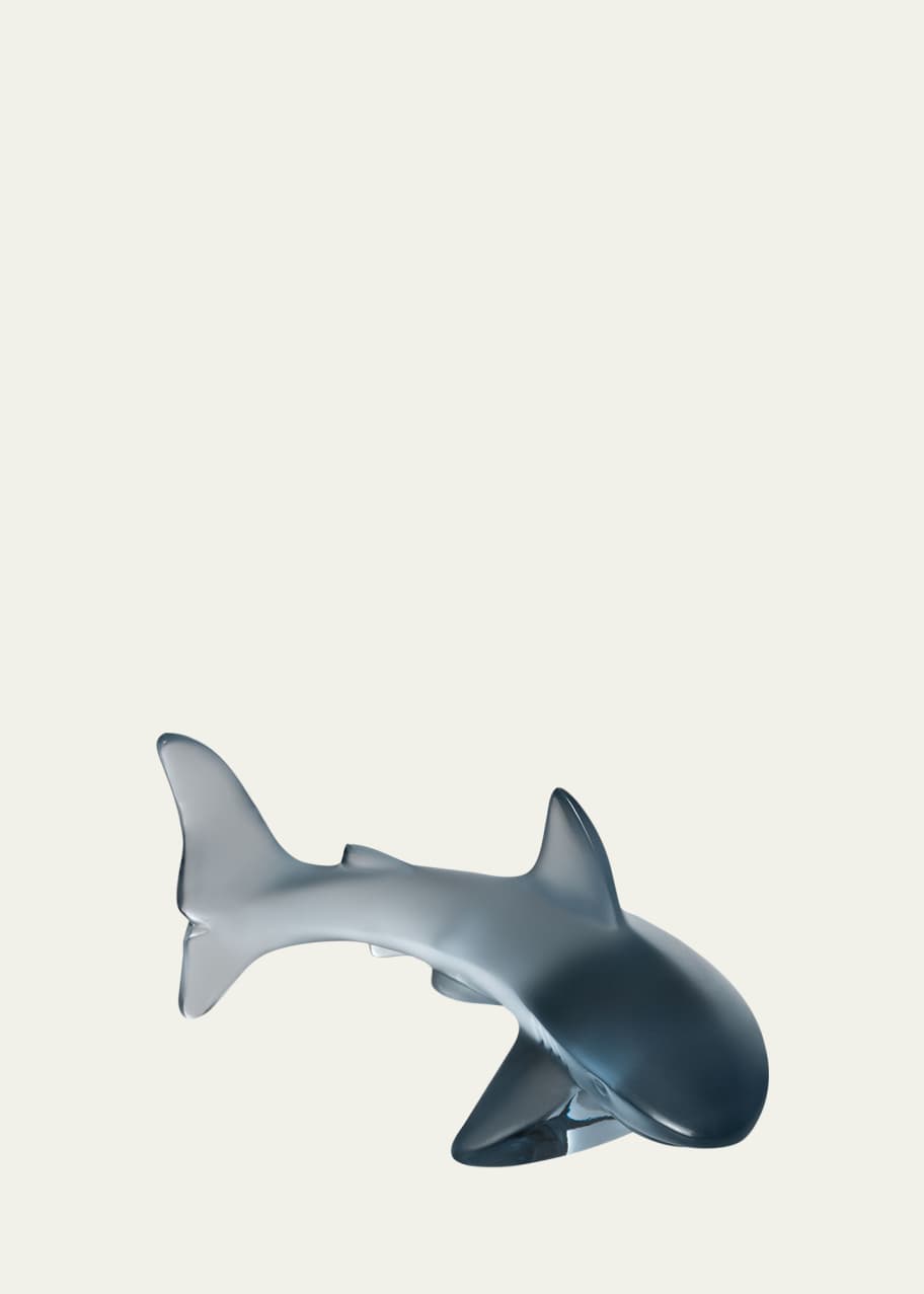 Image 1 of 1: Small Shark Sculpture, Persepolis Blue