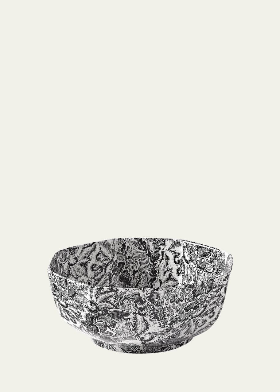 Image 1 of 1: Faded Peony Octagonal Bowl