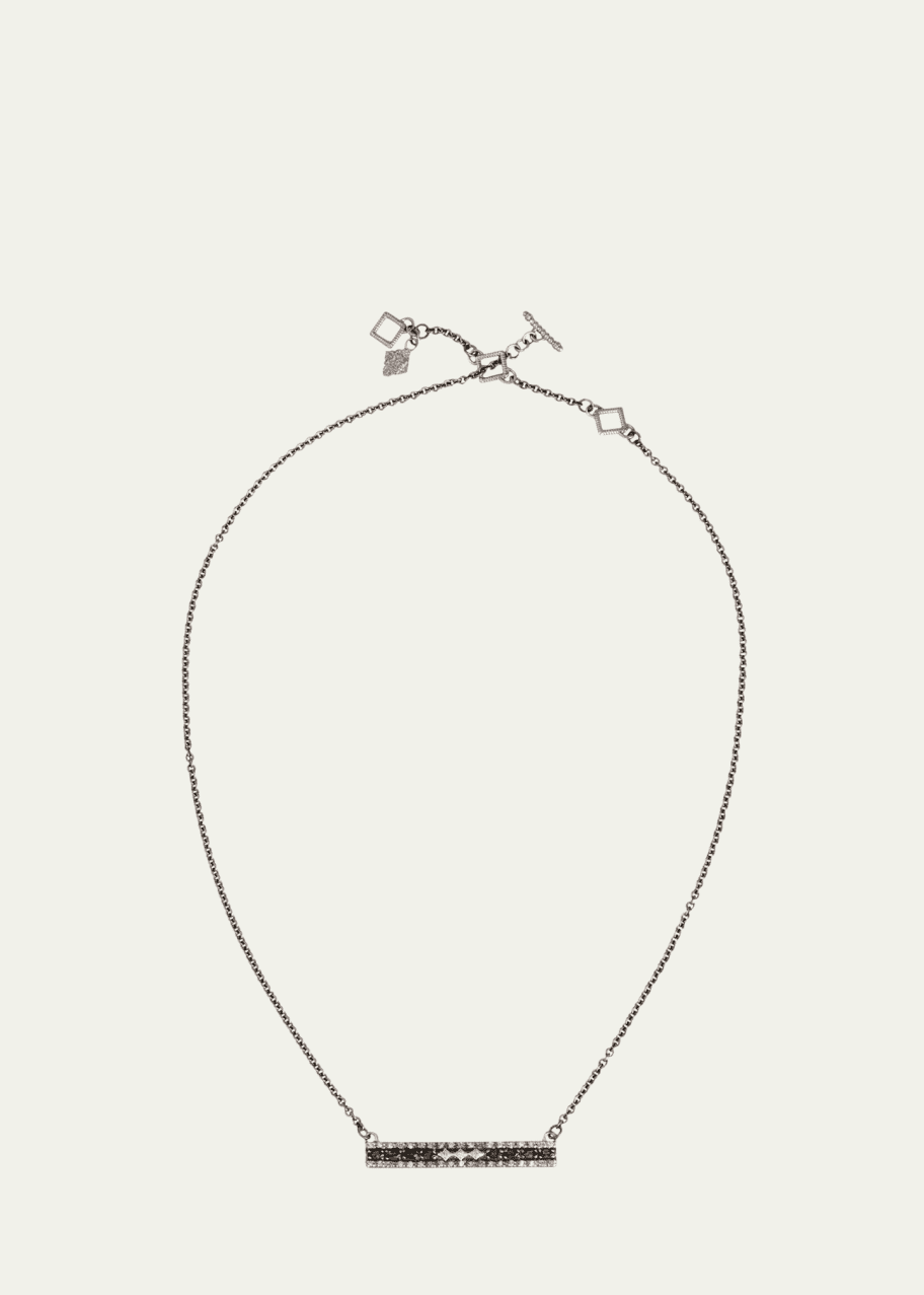Image 1 of 1: Old World Crivelli Bar-Pendant Necklace
