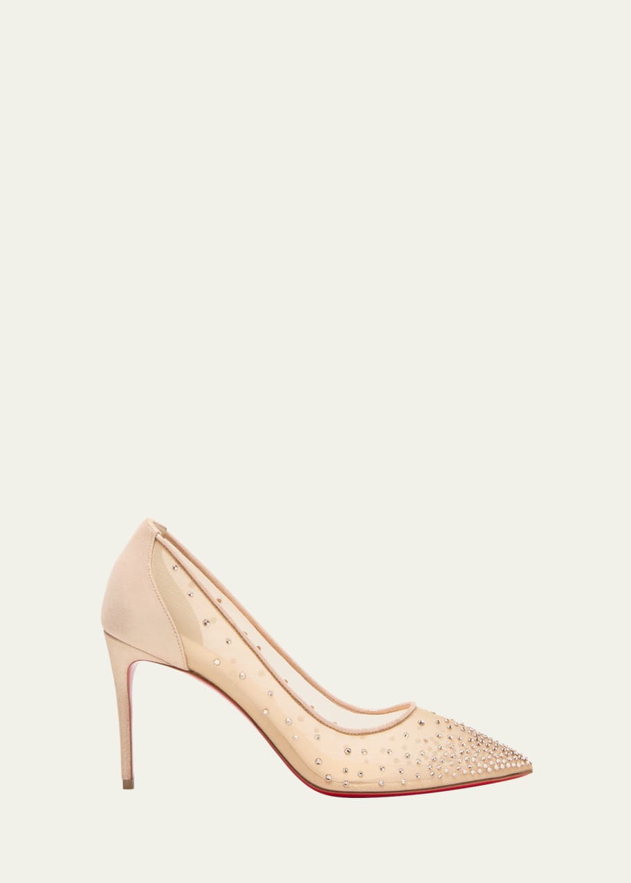 Christian Louboutin Follies Strass Red Sole Pumps - Bergdorf Goodman