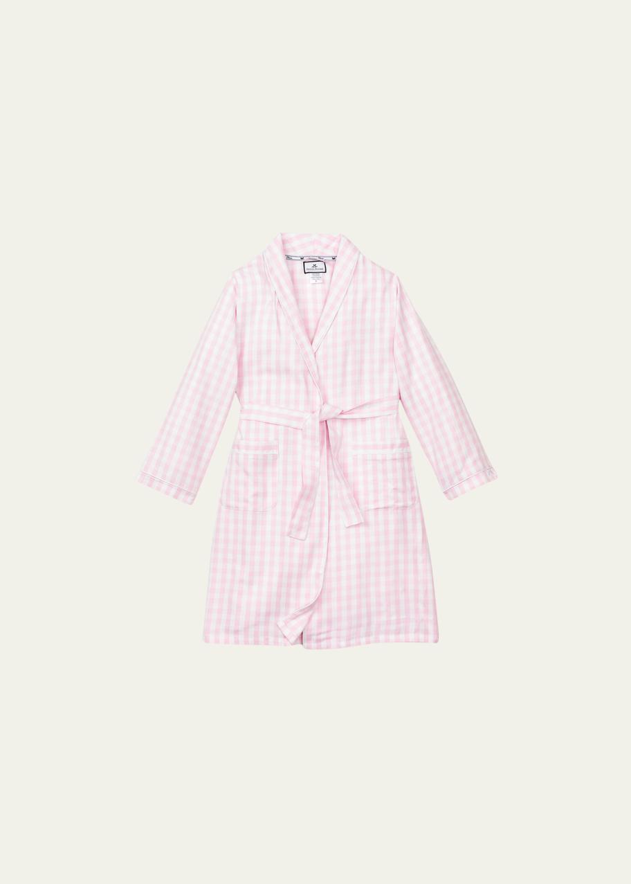 Petite Plume Gingham Robe, Size 2-14 - Bergdorf Goodman