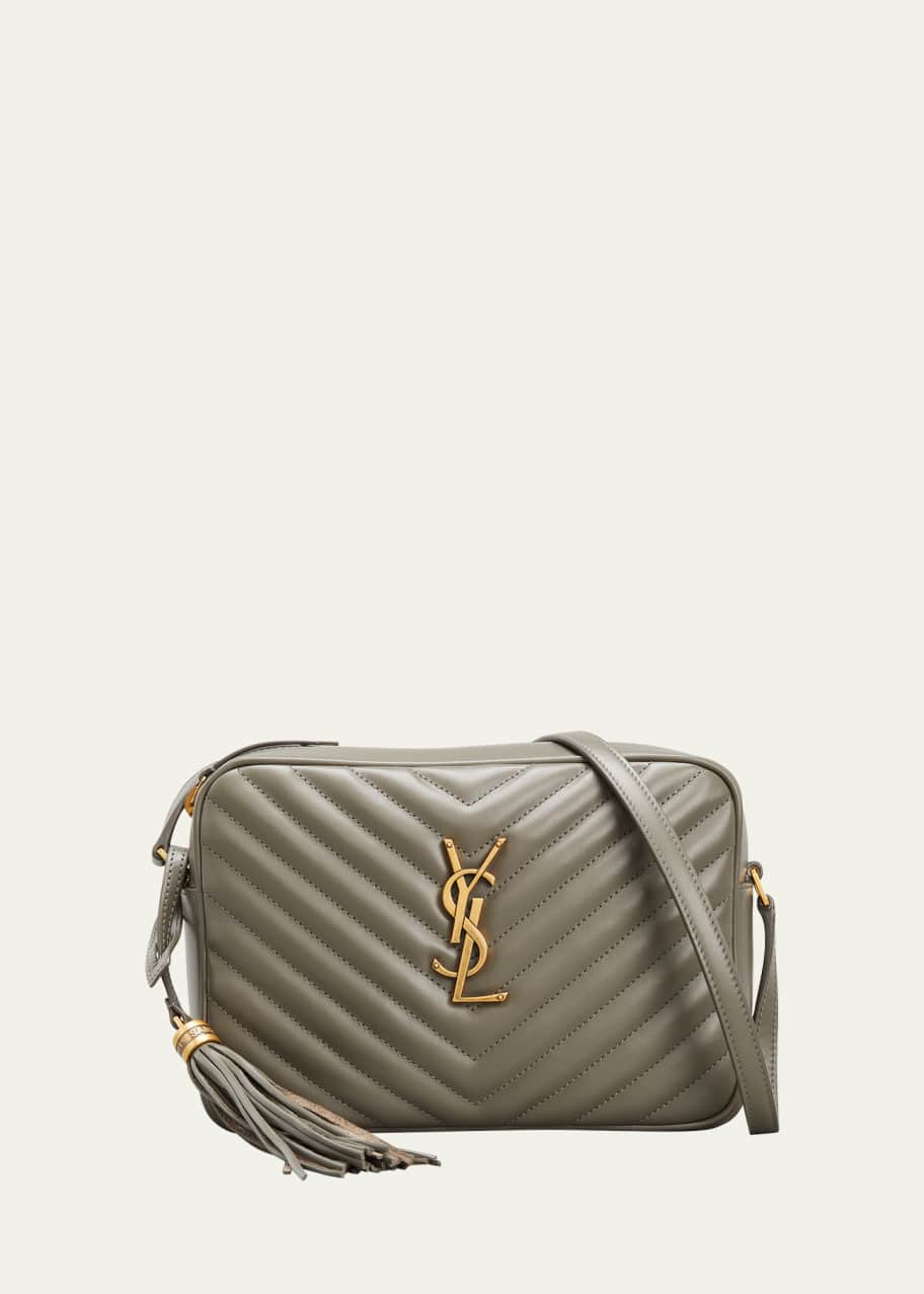 Saint Laurent Lou Medium Camera Monogram YSL Calf Crossbody Bag