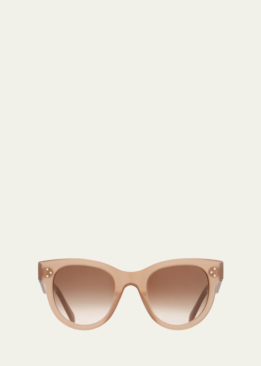 Celine round acetate sunglasses hotsell