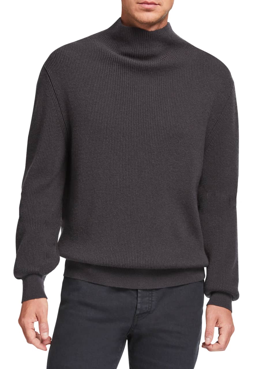 Image 1 of 1: Men's Daniel Roll-Neck Cashmere Sweater