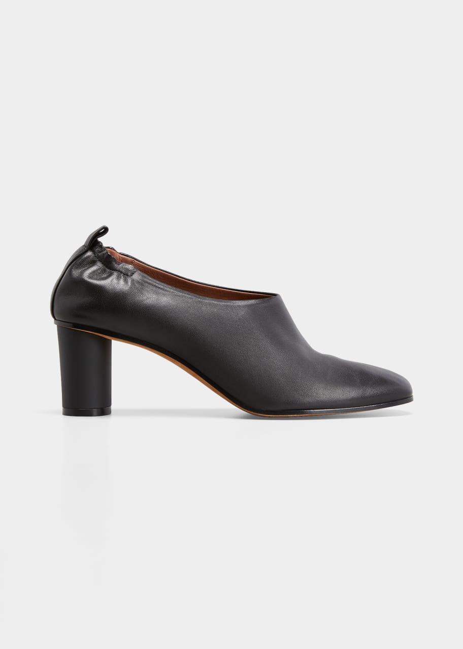 Gray Matters Micol Soft Leather Pumps Black Bergdorf Goodman