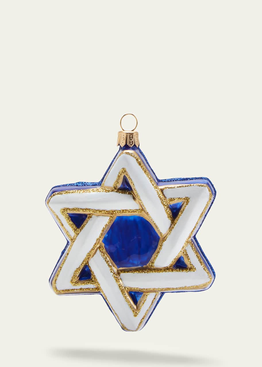 Star Of David Christmas Ornament 