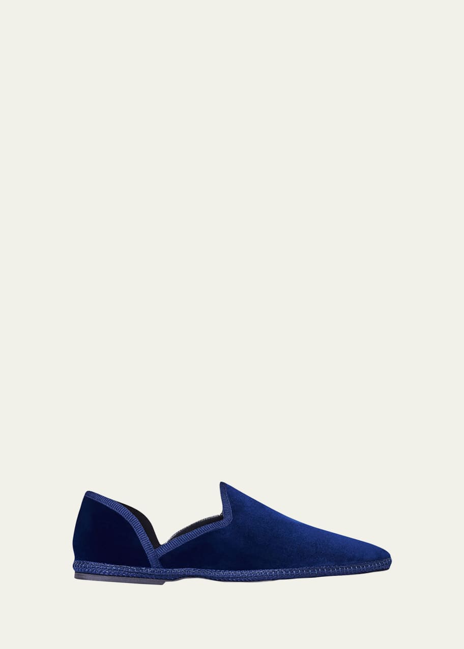 The row velvet hot sale slippers