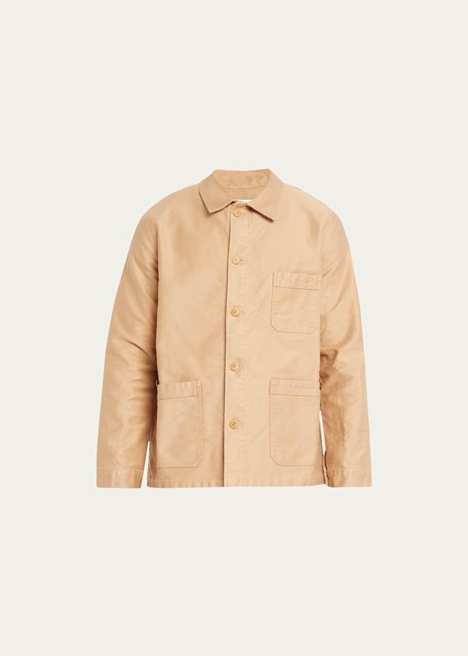 B. x Le Mont St. Michel Men's Exclusive Stonewash French Worker