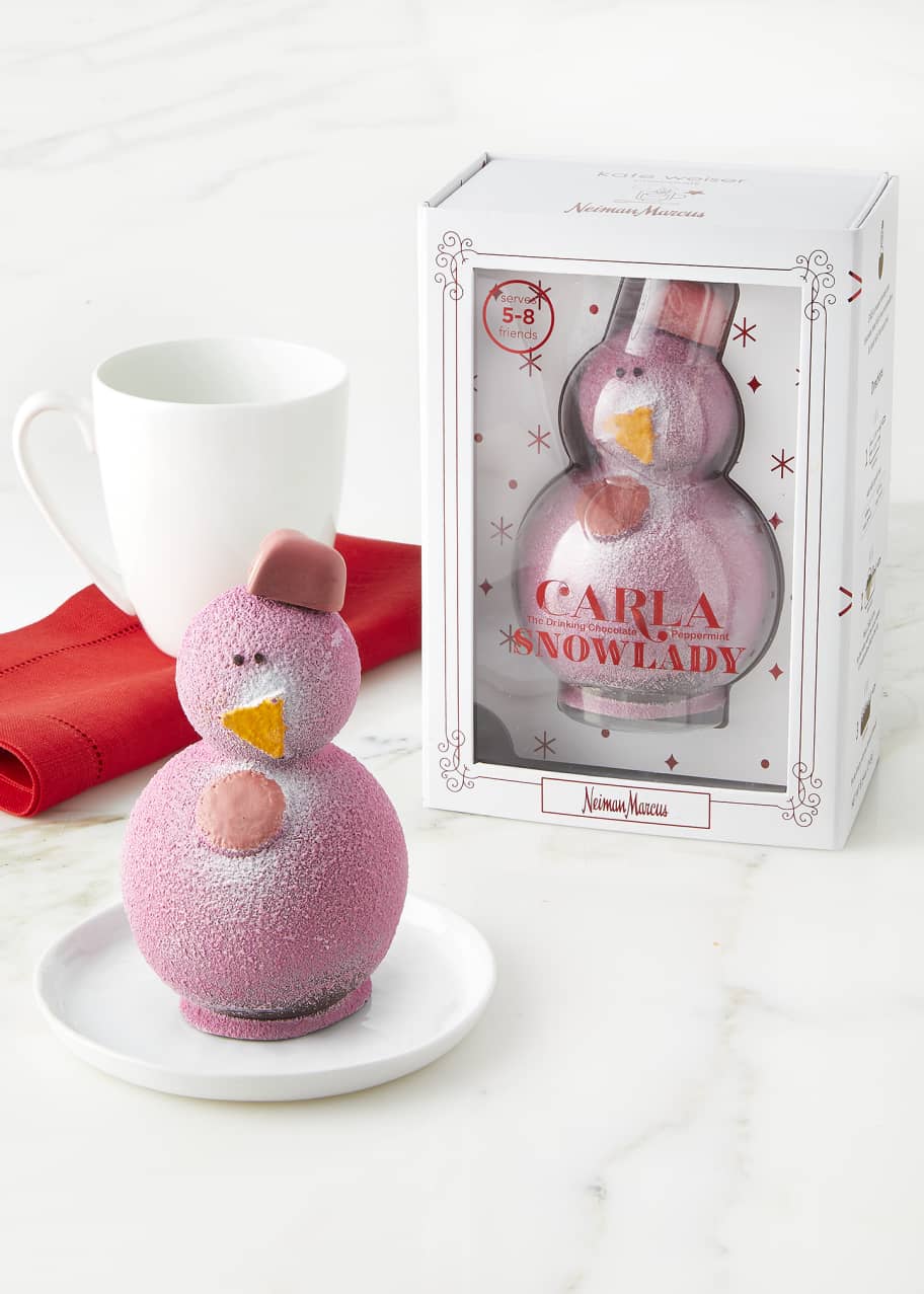 Kate Weiser Chocolate Carla the Peppermint Drinking Chocolate Snowman