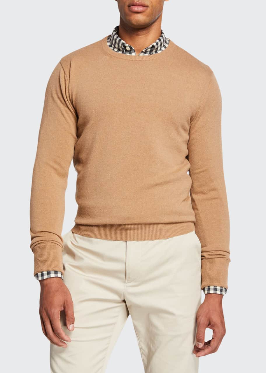 Image 1 of 1: Men's Cesaire Cashmere Wool Crewneck Sweater